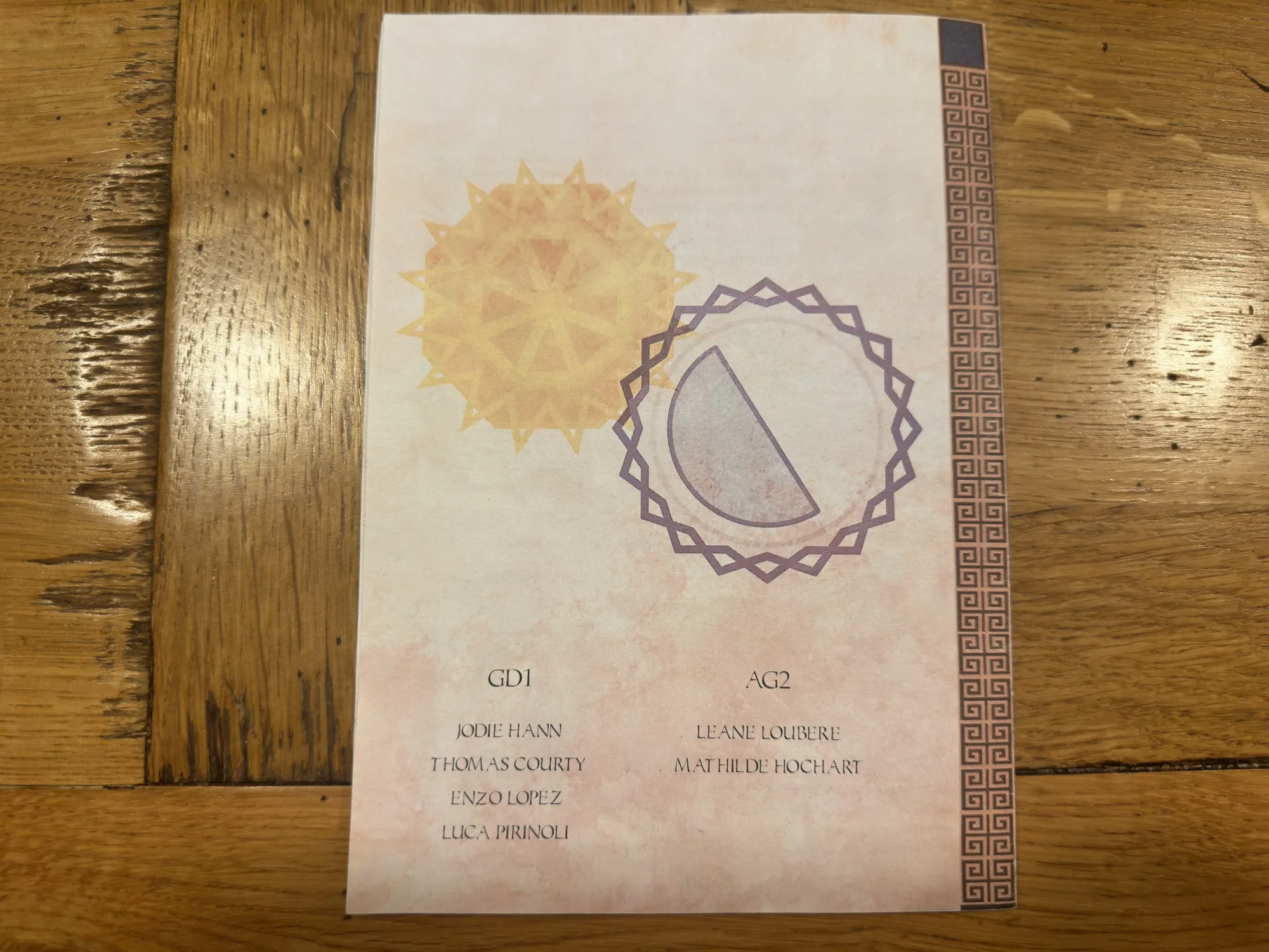 Livret de règles : quatrième de couverture